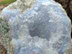 Natural Blue Lace Agate Geode Specimens x 6 From Malawi - Toprock Gemstones and Minerals 
