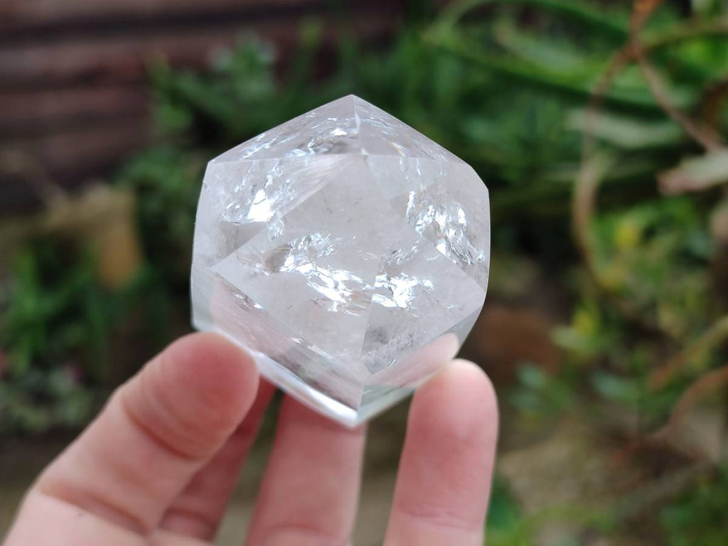 Polished Clear Quartz Crystals x 6 From Madagascar - Toprock Gemstones and Minerals 