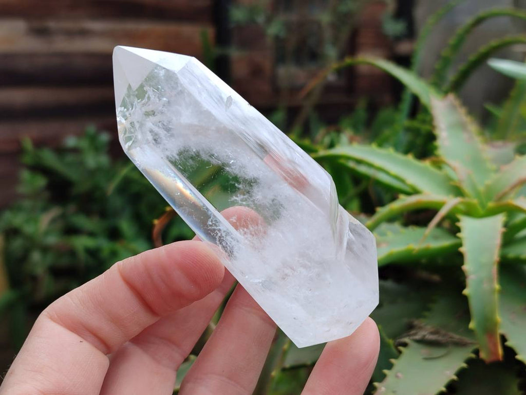 Polished Clear Quartz Crystals x 6 From Madagascar - Toprock Gemstones and Minerals 