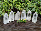 Polished Clear Quartz Crystals x 6 From Madagascar - Toprock Gemstones and Minerals 