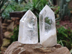 Polished Clear Quartz Crystals x 6 From Madagascar - Toprock Gemstones and Minerals 