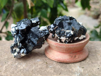 Natural Schorl Black Tourmaline Specimens x 12 From Erongo, Namibia