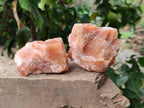 Natural Sunset Orange Calcite Specimens x 12 From Spitzkop, Namibia - Toprock Gemstones and Minerals 