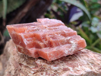 Natural Sunset Orange Calcite Specimens x 12 From Spitzkop, Namibia