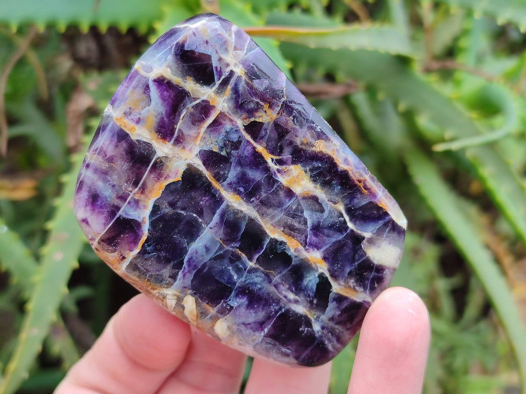 Polished Watermelon Fluorite Free Forms x 6 From Uis, Namibia - Toprock Gemstones and Minerals 