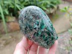Polished Emerald Mica In Matrix 'Mutokolite' Standing Free Forms x 3 From Mutoko, Zimbabwe - Toprock Gemstones and Minerals 