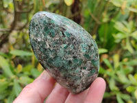 Polished Emerald Mica In Matrix 'Mutokolite' Standing Free Forms x 3 From Mutoko, Zimbabwe - Toprock Gemstones and Minerals 