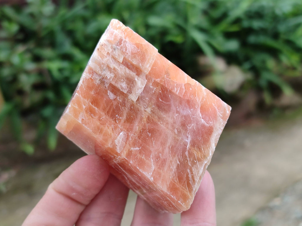 Natural Sunset Orange Calcite Specimens x 12 From Spitzkop, Namibia - Toprock Gemstones and Minerals 