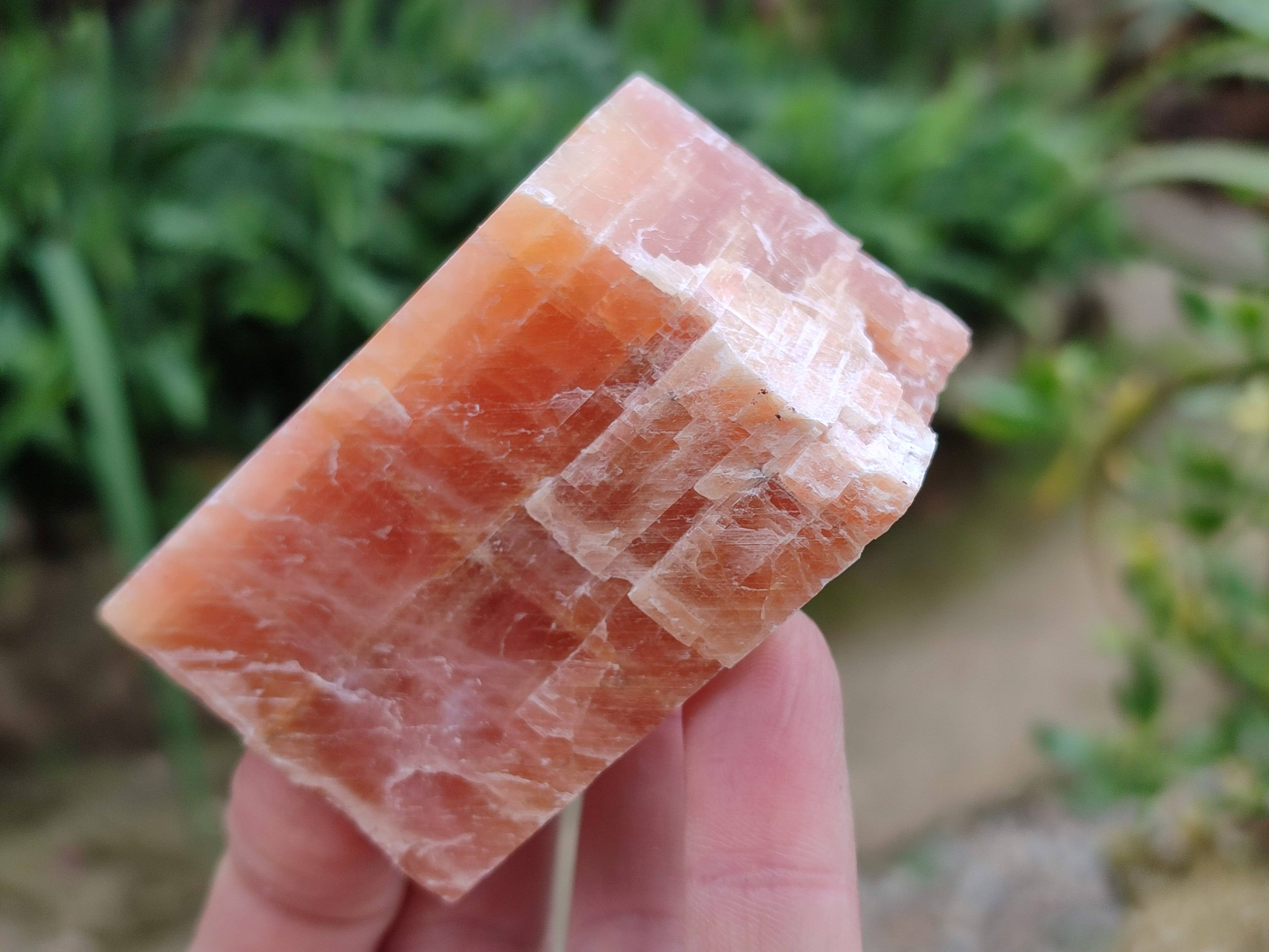 Natural Sunset Orange Calcite Specimens x 12 From Spitzkop, Namibia - Toprock Gemstones and Minerals 