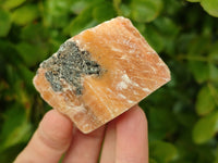 Natural Sunset Orange Calcite Specimens x 12 From Spitzkop, Namibia