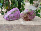 Polished Stichtite Free Forms x 6 From Barberton, South Africa - Toprock Gemstones and Minerals 