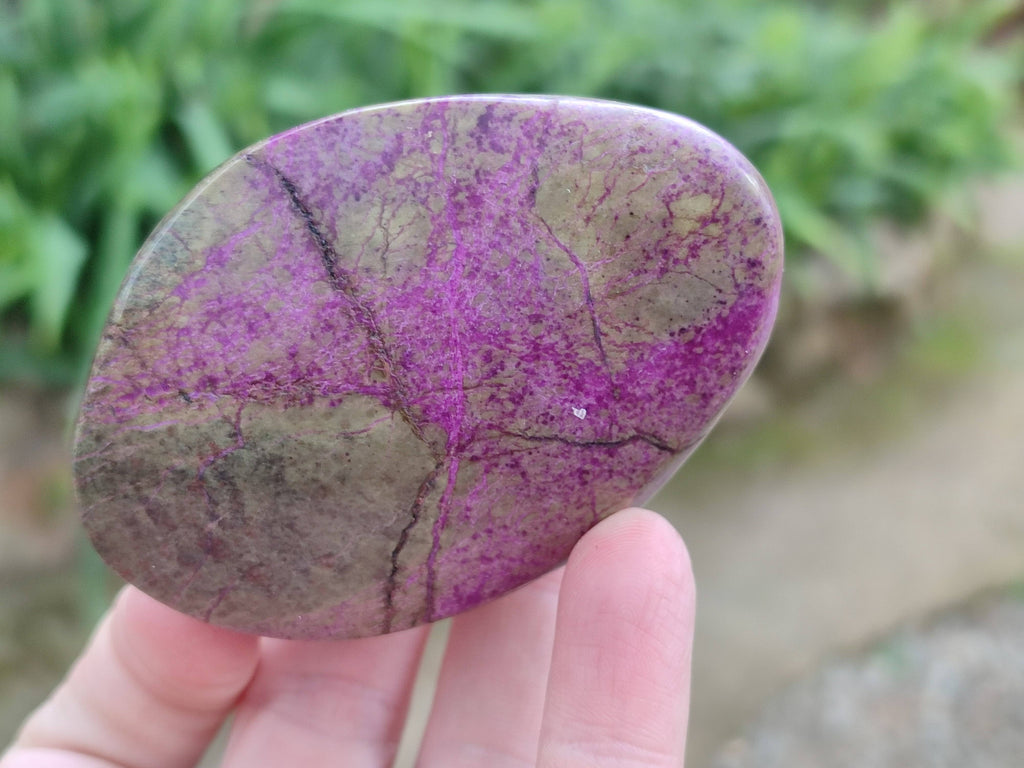 Polished Stichtite Free Forms x 6 From Barberton, South Africa - Toprock Gemstones and Minerals 