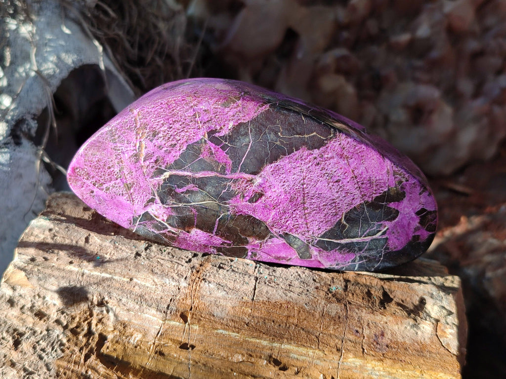 Polished Stichtite Free Forms x 6 From Barberton, South Africa - Toprock Gemstones and Minerals 
