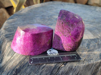 Polished Stichtite Free Forms x 6 From Barberton, South Africa - Toprock Gemstones and Minerals 