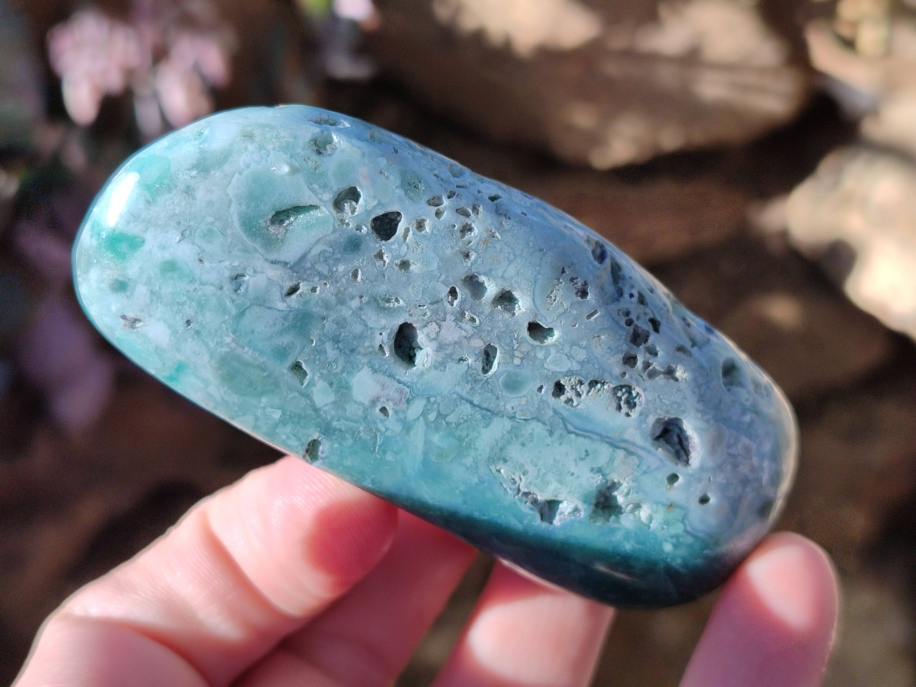 Polished Emerald Mtorolite Palm Stones x 12 From Mutorashanga, Zimbabwe - Toprock Gemstones and Minerals 