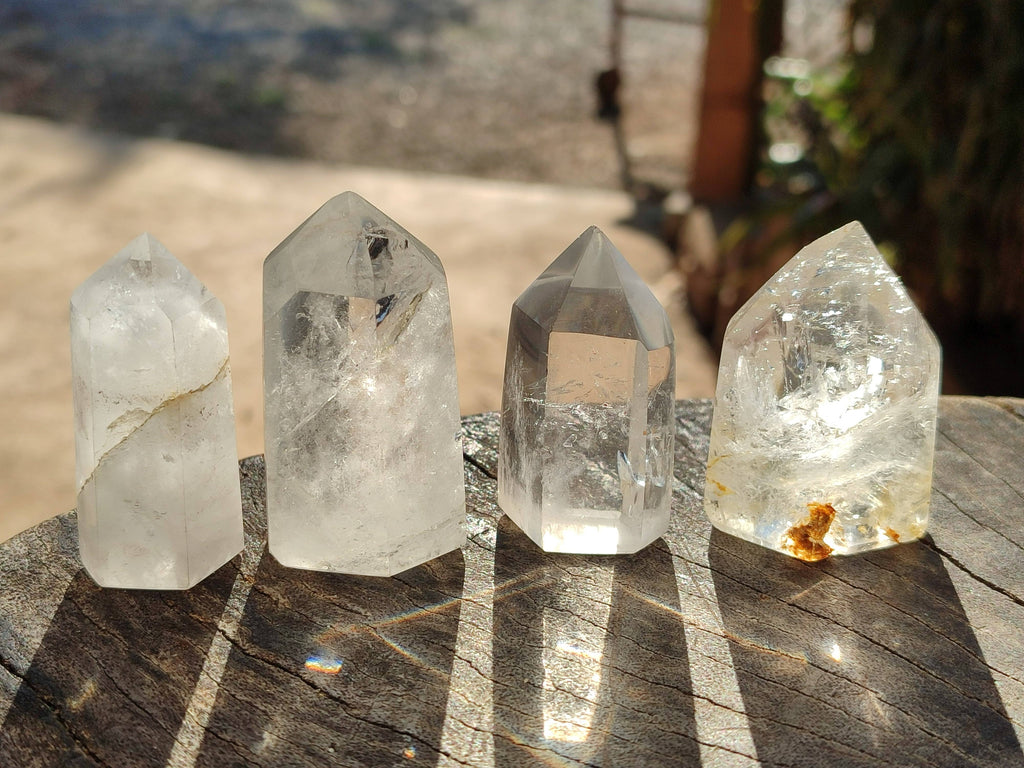Polished Clear Quartz Crystals x 24 From Madagascar - Toprock Gemstones and Minerals 