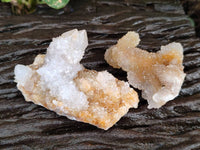 Natural Limonite Coated Fairy Spirit Quartz Clusters x 12 From Boekenhouthoek, South Africa
