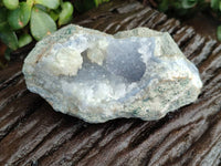 Natural Blue Lace Agate Specimens With Amethyst Centre x 6 From Nsanje, Malawi