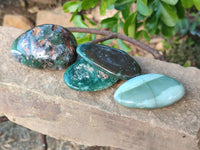 Polished Emerald Mtorolite Free Forms x 12 From Mutorashanga, Zimbabwe - Toprock Gemstones and Minerals 