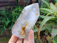 Polished Smokey Window Quartz Crystals x 4 From Madagascar - Toprock Gemstones and Minerals 
