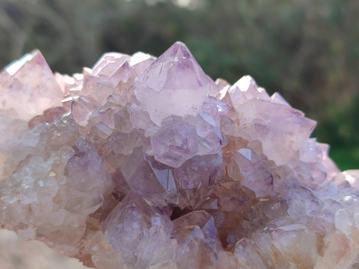 Natural Amethyst Spirit Quartz Clusters x 2 From Boekenhouthoek, South Africa - Toprock Gemstones and Minerals 