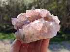 Natural Amethyst Spirit Quartz Clusters x 2 From Boekenhouthoek, South Africa - Toprock Gemstones and Minerals 