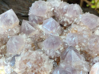 Natural Amethyst Spirit Quartz Clusters x 2 From Boekenhouthoek, South Africa