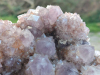 Natural Amethyst Spirit Quartz Clusters x 2 From Boekenhouthoek, South Africa