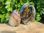 Polished Mixed Agate Free Forms x 4 From Madagascar - Toprock Gemstones and Minerals 