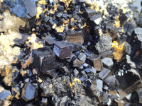 Natural Schorl Black Tourmaline With Hyalite Opal Specimen x 1 From Namibia - Toprock Gemstones and Minerals 