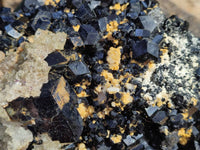 Natural Schorl Black Tourmaline With Hyalite Opal Specimen x 1 From Namibia - Toprock Gemstones and Minerals 