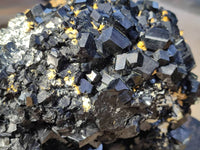 Natural Schorl Black Tourmaline With Hyalite Opal Specimen x 1 From Namibia - Toprock Gemstones and Minerals 