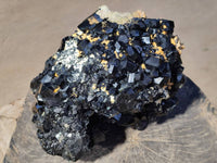 Natural Schorl Black Tourmaline With Hyalite Opal Specimen x 1 From Namibia - Toprock Gemstones and Minerals 