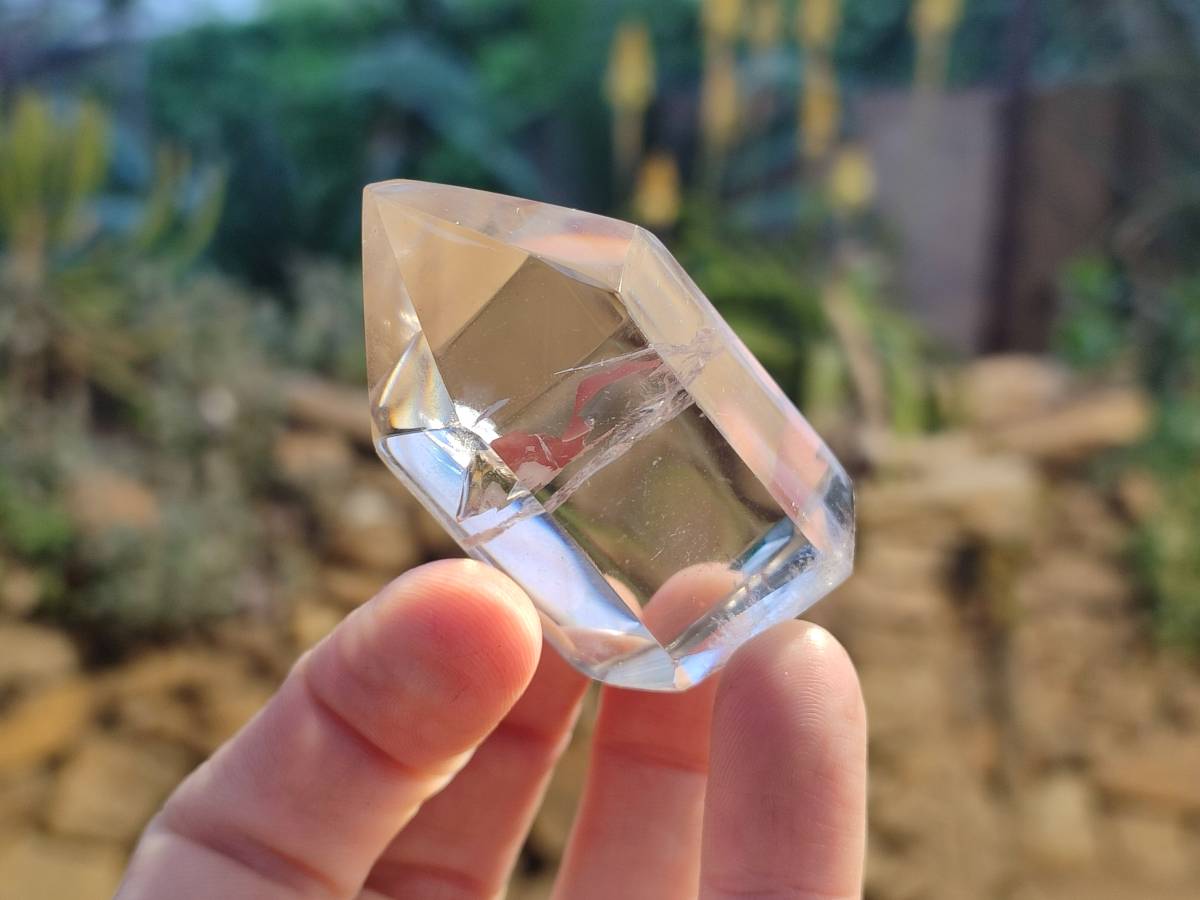 Polished Clear Quartz Crystals x 12 From Madagascar - Toprock Gemstones and Minerals 