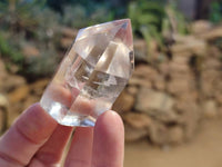 Polished Clear Quartz Crystals x 12 From Madagascar - Toprock Gemstones and Minerals 