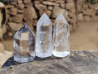 Polished Clear Quartz Crystals x 12 From Madagascar - Toprock Gemstones and Minerals 