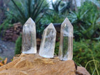 Polished Clear Quartz Crystals x 12 From Madagascar - Toprock Gemstones and Minerals 