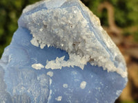 Natural Blue Lace Agate Geode Specimens x 6 From Nsanje, Malawi