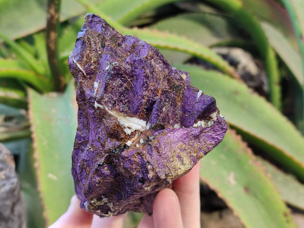 Natural Metallic Purpurite Cobbed Specimens x 3 From Erongo, Namibia - Toprock Gemstones and Minerals 