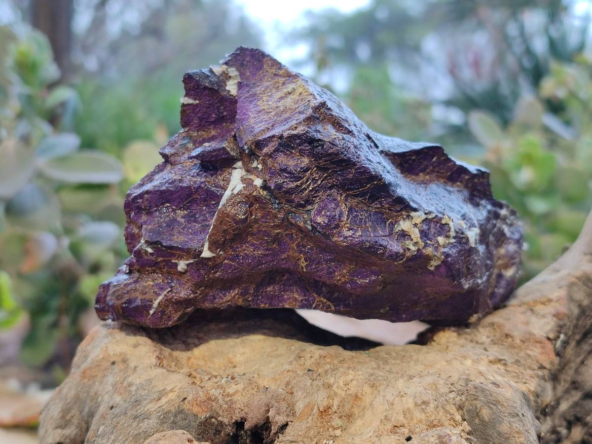 Natural Metallic Purpurite Cobbed Specimens x 3 From Erongo, Namibia - Toprock Gemstones and Minerals 