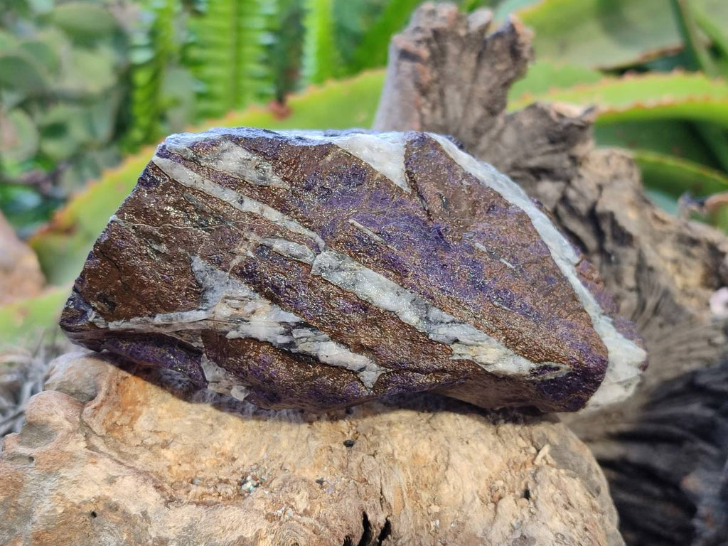Natural Metallic Purpurite Cobbed Specimens x 3 From Erongo, Namibia - Toprock Gemstones and Minerals 