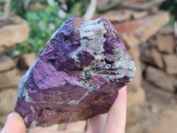 Natural Metallic Purpurite Cobbed Specimens x 3 From Erongo, Namibia