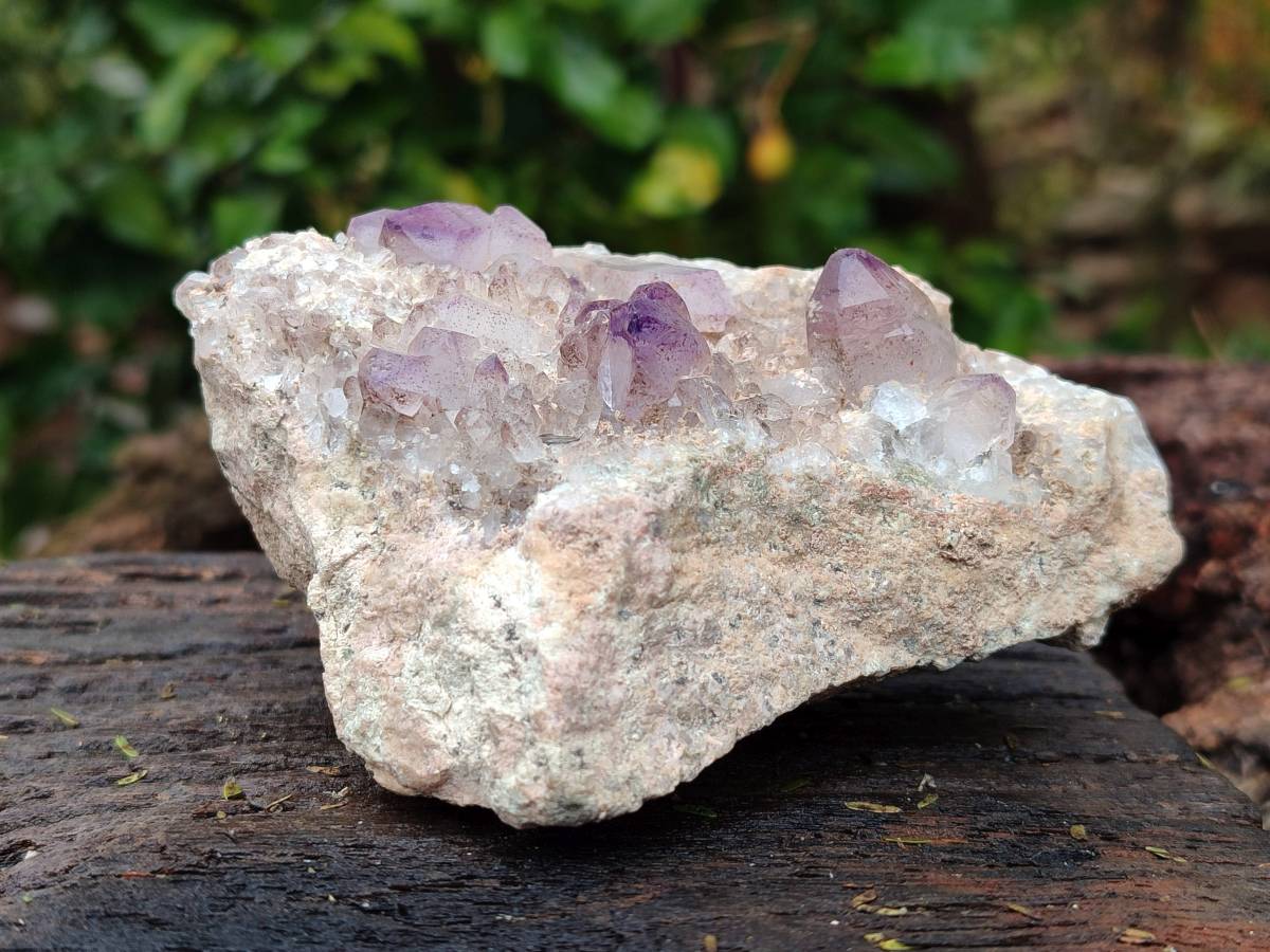 Natural Smokey Amethyst Window Quartz Specimens x 4 From Brandberg, Namibia - Toprock Gemstones and Minerals 