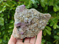 Natural Smokey Amethyst Window Quartz Specimens x 4 From Brandberg, Namibia - Toprock Gemstones and Minerals 