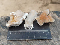 Natural Golden Limonite Coated Spirit Quartz Crystals x 35 From Boekenhouthoek, South Africa