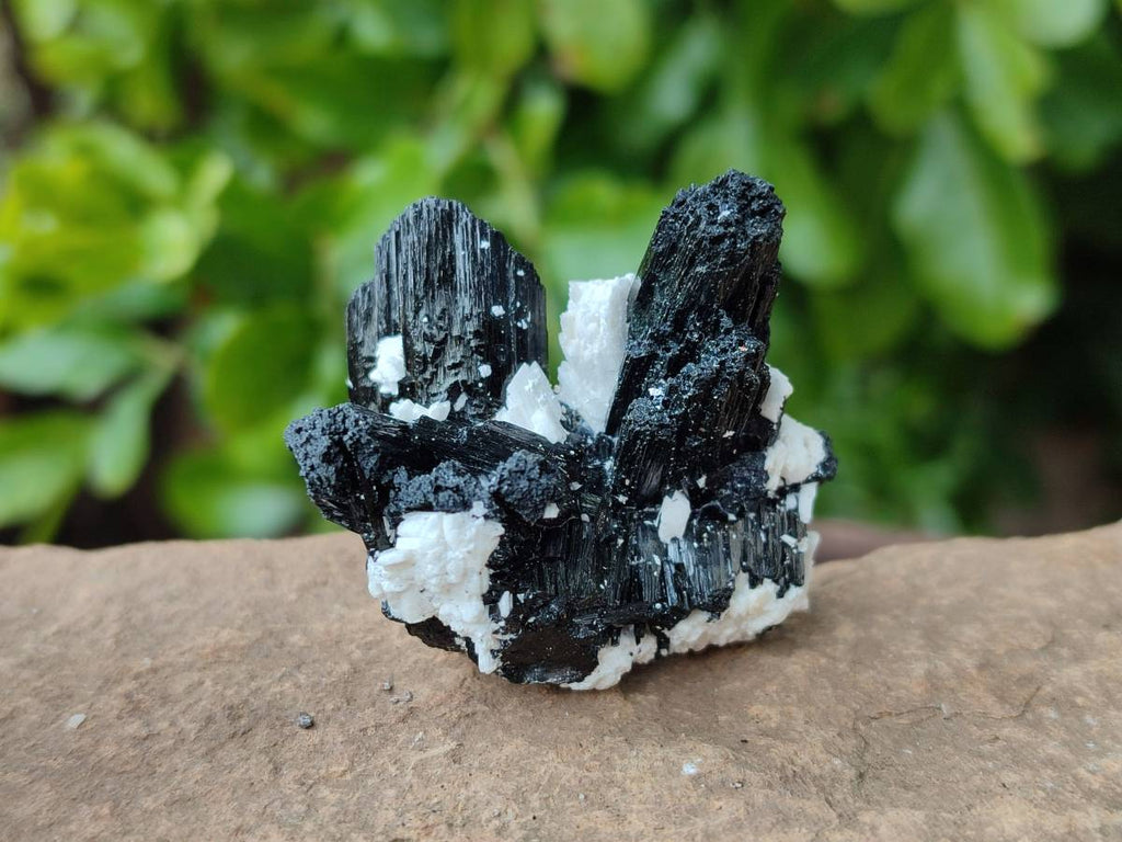 Natural Schorl Black Tourmaline Specimens x 35 From Namibia - Toprock Gemstones and Minerals 