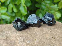 Natural Schorl Black Tourmaline Specimens x 35 From Namibia