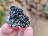 Natural Schorl Black Tourmaline Specimens x 35 From Namibia