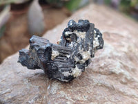 Natural Schorl Black Tourmaline Specimens x 35 From Namibia