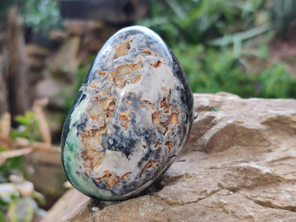 Polished Emerald Mtorolite Free Forms x 6 From Mutorashanga, Zimbabwe - Toprock Gemstones and Minerals 